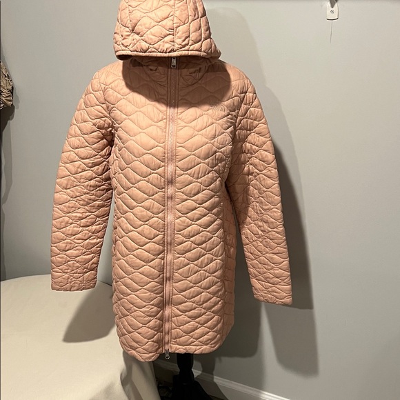 The North Face Pink Quilted Puffer Jacket